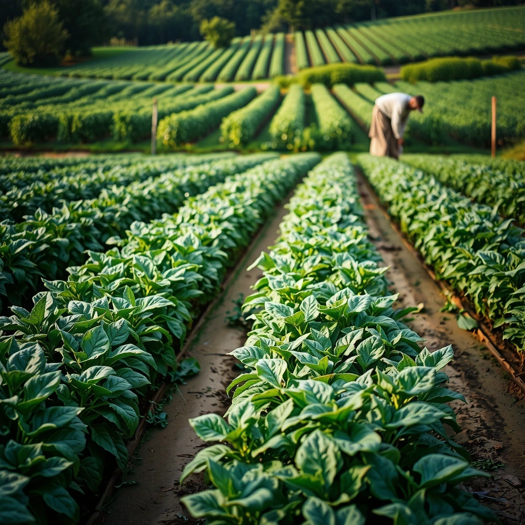 Organic farming sustainable practices