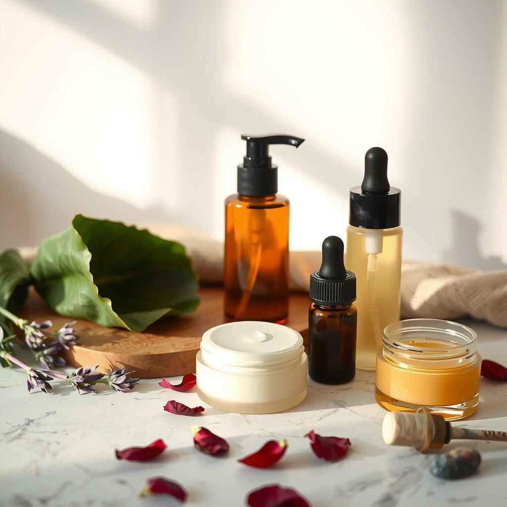 Premium women's skincare collection with natural ingredients